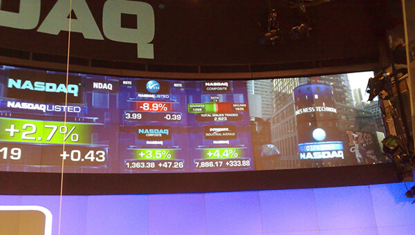 Ness' IPO on the NASDAQ stock exchange, New York